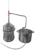 (Bild für) 12 Liter Hybrid-Destille, Kolonne, Schlangenkühler