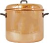 "CopperGarden®“ Kupfertopf 8L, (24cm) glatt mit Griffen (Eisen) & Deckel (Bild für) "CopperGarden®“ Kupfertopf 8L, (24cm) glatt mit Griffen (Eisen) & Deckel
