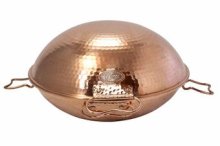 (Bild für) Cataplana ø30 cm Bräter | Kupfer gehämmert