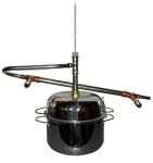 (Bild für) DESTILLIERMEISTER ECO-H5 - Edelstahl-Destille mit Helm und Liebigkühler