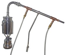 (Bild für) Legale 2 Liter Hobby Destille aus Edelstahl mit Gas - anmeldefrei