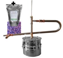 (Bild für) 2 Liter Hobby Destille aus Edelstahl für Ätherisches Öl - anmeldefrei