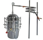 (Bild für) DESTILLIERMEISTER JUNIOR-W15-Plus - 14 l Wasserbad-Destille zum Schnaps brennen