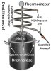 (Bild für) DESTILLIERMEISTER-WHISKY-P36-Suprem - 36 Liter Potstill/Whiskydestille aus Premium Edelstahl