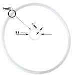 (Bild für) Dichtung bis Ø 30 cm - Durchmesserangabe