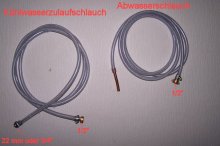 (Bild für) Gewebeschlauchsatz für Kühlwasser, 3 m lang
