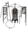 (Bild für) DESTILLIERMEISTER JUMBO Premium Professional D50-Plus, 50 L Destille mit 2 Kolonnen, 2-Wege Hochleistungskühlung und Dephlegmator