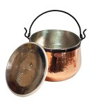 (image for) "CopperGarden®" Kupferkessel / Hexenkessel, "verzinnt" mit Deckel ca. 3 Liter