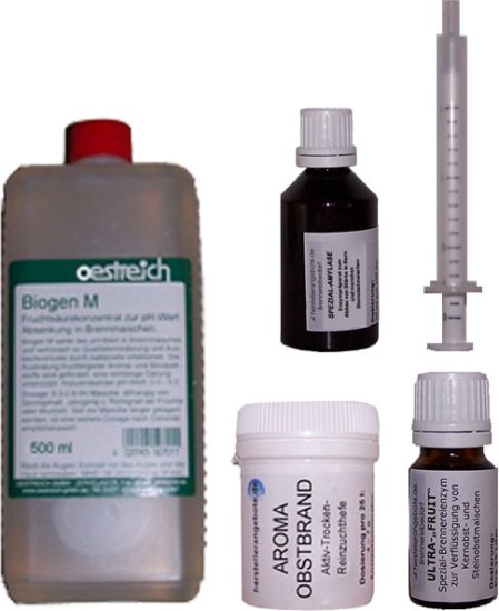 (Bild für) Kleines Obstset -speziell für die Kaltvergärung optimal 10 °C - zum Schließen ins Bild klicken