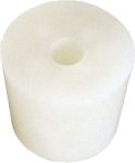 (Bild für) Silikonstopfen Ø 26-32 mm mit 6 mm Bohrung