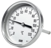 Edelstahl-Bimetall-Thermometer,Schaftlänge 100 mm, hochwertige Ausführung (Bild für) Edelstahl-Bimetall-Thermometer,Schaftlänge 100 mm, hochwertige Ausführung