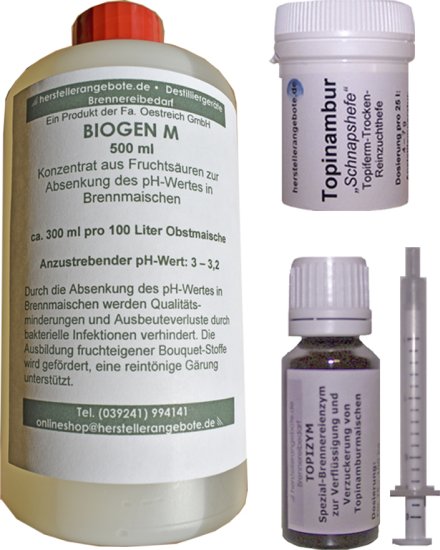 (Bild für) Nachkauf-Set Topinambur - alles zum Maischen und Gären - zum Schließen ins Bild klicken