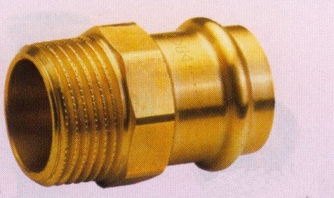 (Bild für) 1/2" Rotguss-Gewinde für die Kühlwasserenden der Gegenstrom-Wärmetauscher - zum Schließen ins Bild klicken