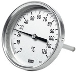 (Bild für) Edelstahl-Bimetall-Thermometer,Schaftlänge 100 mm, hochwertige Ausführung