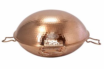 (Bild für) Cataplana ø30 cm Bräter | Kupfer gehämmert - zum Schließen ins Bild klicken